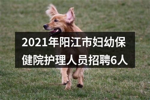 2021年阳江市妇幼保健院护理人员招聘6人 图片